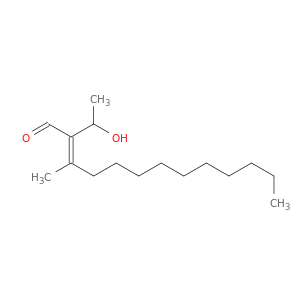 2-Tridecenal, 2-(1-hydroxyethyl)-3-methyl-, (2E)-