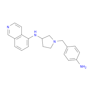5-Isoquinolinamine, N-[1-[(4-aminophenyl)methyl]-3-pyrrolidinyl]-