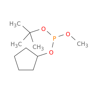 Phosphorous acid, cyclopentyl 1,1-dimethylethyl methyl ester