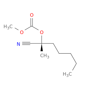 Carbonic acid, (1R)-1-cyano-1-methylhexyl methyl ester