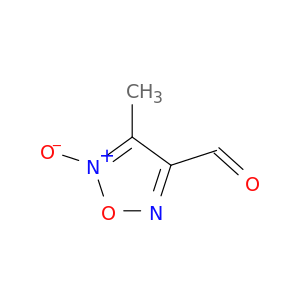 1,2,5-Oxadiazole-3-carboxaldehyde, 4-methyl-, 5-oxide