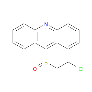 Acridine, 9-[(2-chloroethyl)sulfinyl]-
