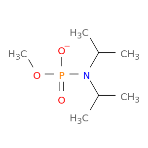 Phosphoramidic acid, bis(1-methylethyl)-, monomethyl ester