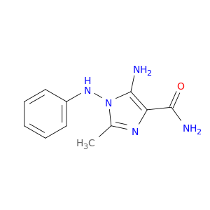 5-amino-2-methyl-1-(phenylamino)-1h-imidazole-4-carboxamide