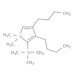 3,4-DIBUTYL-1,1-DIMETHYL-2-(TRIMETHYLSILYL)-1H-SILOLE