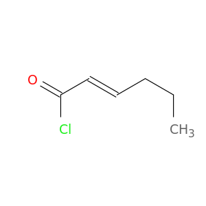 2-Hexenoyl chloride, (2E)-