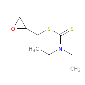 Carbamodithioic acid, diethyl-, oxiranylmethyl ester
