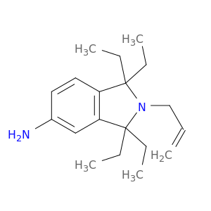 1H-Isoindol-5-amine,1,1,3,3-tetraethyl-2,3-dihydro-2-(2-propen-1-yl)-