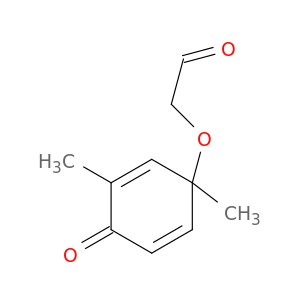 ACETALDEHYDE, 2-[(1,3-DIMETHYL-4-OXO-2,5-CYCLOHEXADIEN-1-YL)OXY]-
