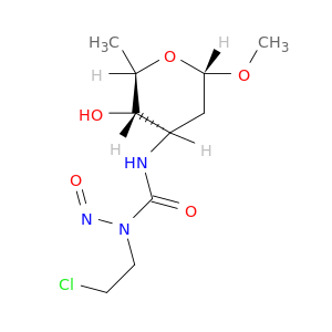 1-(2-chloroethyl)-3-[(2R,3S,4R,6S)-3-hydroxy-6-methoxy-2-methyl-oxan-4-yl]-1-nitroso-urea