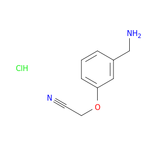 2-[3-(aminomethyl)phenoxy]acetonitrile hydrochloride