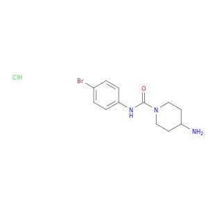 1-哌啶癸酰胺,4-氨基-N-(4-溴苯基)-,盐酸盐(1：1)