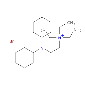 Ethanaminium,2-(dicyclohexylamino)-N,N,N-triethyl-, bromide (1:1)
