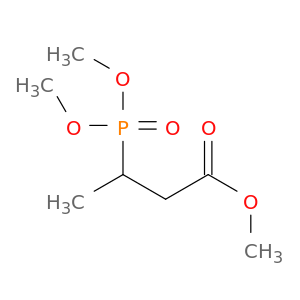 Butanoic acid, 3-(dimethoxyphosphinyl)-, methyl ester