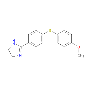 1H-Imidazole, 4,5-dihydro-2-[4-[(4-methoxyphenyl)thio]phenyl]-