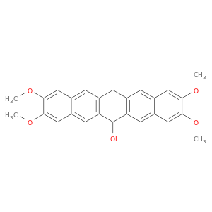 6-Pentacenol, 6,13-dihydro-2,3,9,10-tetramethoxy-