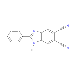 1H-Benzimidazole-5,6-dicarbonitrile, 2-phenyl-