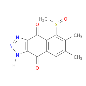 1H-Naphtho[2,3-d]triazole-4,9-dione, 6,7-dimethyl-5-(methylsulfinyl)-