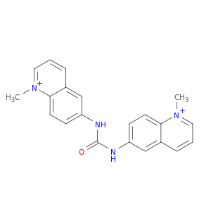 Quinolinium,6,6'-(carbonyldiimino)bis[1-methyl- (9CI)