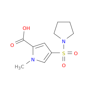 1-Methyl-4-(pyrrolidine-1-sulfonyl)-1H-pyrrole-2-carboxylic Acid