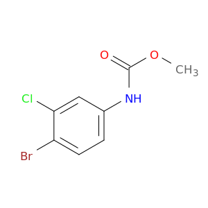 Carbamic acid, (4-bromo-3-chlorophenyl)-, methyl ester