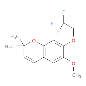 6-methoxy-2,2-dimethyl-7-(2,2,2-trifluoroethoxy)chromene