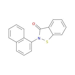 1,2-Benzisothiazol-3(2H)-one, 2-(1-naphthalenyl)-