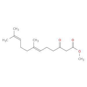 6,10-Dodecadienoic acid, 7,11-dimethyl-3-oxo-, methyl ester, (E)-