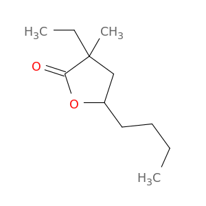 2(3H)-Furanone, 5-butyl-3-ethyldihydro-3-methyl-