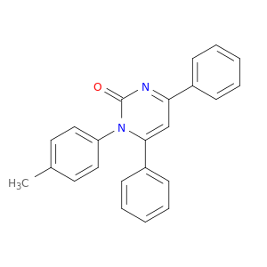 2(1H)-Pyrimidinone, 1-(4-methylphenyl)-4,6-diphenyl-