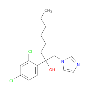 1H-Imidazole-1-ethanol, alpha-(2,4-dichlorophenyl)-alpha-hexyl-, (+-)-