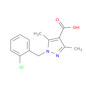 1-[(2-Chlorophenyl)methyl]-3,5-dimethyl-1H-pyrazole-4-carboxylic Acid