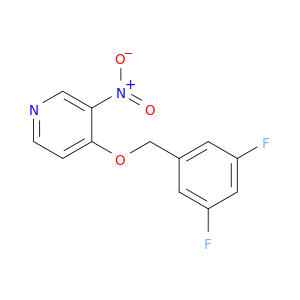 Pyridine, 4-[(3,5-difluorophenyl)methoxy]-3-nitro-