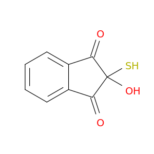 1H-Indene-1,3(2H)-dione, 2-hydroxy-2-mercapto-