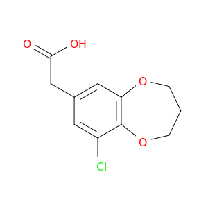 2-(9-Chloro-3,4-dihydro-2H-benzo[b][1,4]dioxepin-7-yl)acetic acid