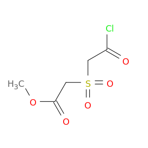 Acetic acid, [(2-chloro-2-oxoethyl)sulfonyl]-, methyl ester