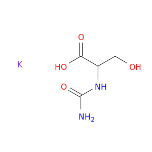 Serine,N-(aminocarbonyl)-, monopotassium salt (9CI)
