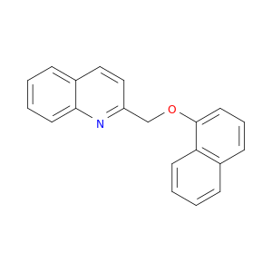 Quinoline,2-[(1-naphthalenyloxy)methyl]-