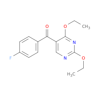 Methanone,(2,4-diethoxy-5-pyrimidinyl)(4-fluorophenyl)-