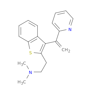 BENZO[B]THIOPHENE-2-ETHANAMINE, N,N-DIMETHYL-3-[1-(2-PYRIDINYL)ETHENYL]-