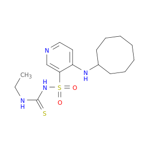 1-[4-(CYCLOOCTYLAMINO)(PYRIDIN-3-YL)]SULFONYL-3-ETHYL-THIOUREA