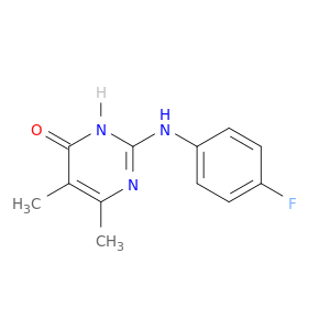 2-[(4-氟苯基)氨基]-5,6-二甲基-4(1H)-嘧啶酮