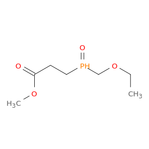 Propanoic acid, 3-(ethoxymethylphosphinyl)-, methyl ester