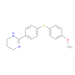 Pyrimidine, 1,4,5,6-tetrahydro-2-[4-[(4-methoxyphenyl)thio]phenyl]-