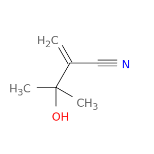 Butanenitrile, 3-hydroxy-3-methyl-2-methylene-