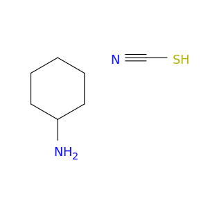 Thiocyanic acid, compd. with cyclohexanamine (1:1)