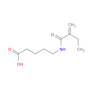 Pentanoic acid, 5-[(2-methylene-1-oxobutyl)amino]-