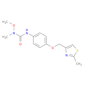 Urea, N-methoxy-N-methyl-N'-[4-[(2-methyl-4-thiazolyl)methoxy]phenyl]-