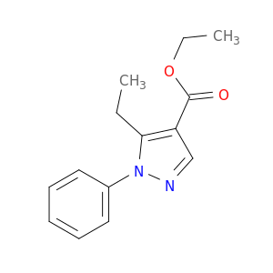 1H-Pyrazole-4-carboxylic acid, 5-ethyl-1-phenyl-, ethyl ester