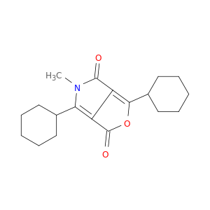 1H-Furo[3,4-c]pyrrole-1,4(5H)-dione, 3,6-dicyclohexyl-5-methyl-